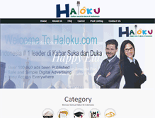 Tablet Screenshot of haloku.com